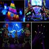 UV LED Blacklight, HouLight High Power 10W LED Black Light Floodlight IP65-Waterproof (85V-265V AC) for Blacklight Party Supplies, Neon Glow, Glow in The Dark, Birthdays, Blacklights, Curing view 3