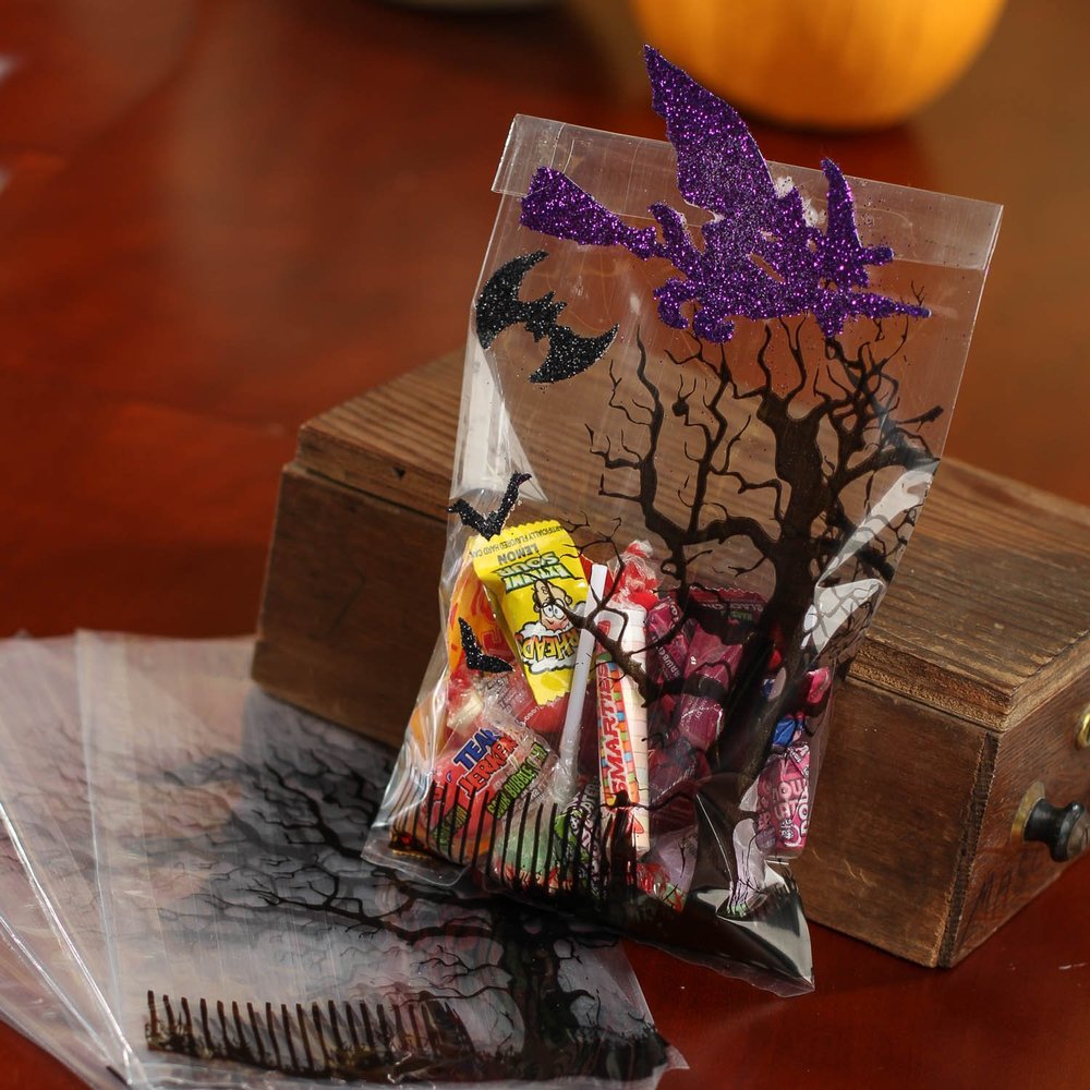 Factory Direct Craft Package of 36 Create Your Own Haunted Goody Bags for Halloween Parties and Everyday Fun