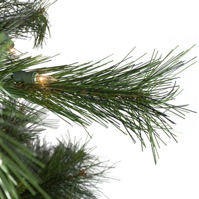 9' Pre-Lit Medium Canyon Pine Artificial Christmas Tree - Clear Lights