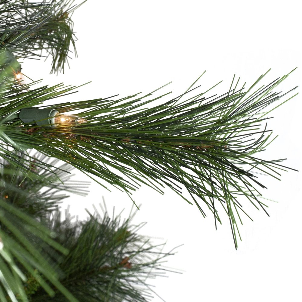 9' Pre-Lit Medium Canyon Pine Artificial Christmas Tree - Clear Lights