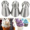 3Pcs/Set Stainless Steel Icing Piping Nozzles Home Bakery Pastry Cake Baking Decorating Tip Tools Gadgets Bakeware Kitchenware view 1