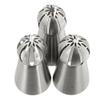 3Pcs/Set Stainless Steel Icing Piping Nozzles Home Bakery Pastry Cake Baking Decorating Tip Tools Gadgets Bakeware Kitchenware view 2