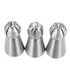 3Pcs/Set Stainless Steel Icing Piping Nozzles Home Bakery Pastry Cake Baking Decorating Tip Tools Gadgets Bakeware Kitchenware view 3