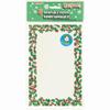 Holly Christmas Printable Stationary, 8ct view 1