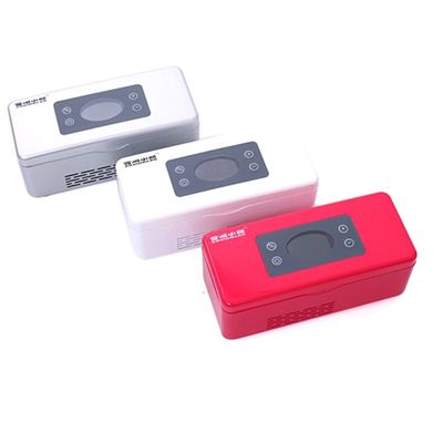 ELEOPTION Home Used Portable Mini Insulin Cooler Box Portable Drug Reefer Car Small Refrigerator (Snow Bear Red)