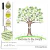 Personalized Fingerprint Tree Thumbprint Poster Guestbook Alternative view 3
