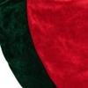 Northlight 60" Red Traditional Christmas Tree Skirt with Green Border Trim view 4