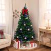 Northlight 6" Pre-Lit Medium Mixed Classic Pine Artificial Christmas Tree, Multi Color LED Lights view 2