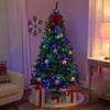 Northlight 6" Pre-Lit Medium Mixed Classic Pine Artificial Christmas Tree, Multi Color LED Lights view 3