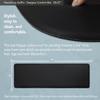GelPro NewLife Designer Comfort Ergo-Foam Anti-Fatigue Kitchen Floor Mat, 20" x 72", Leather Grain Jet view 3