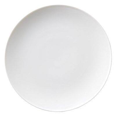 (Koyotoki) Koyo Pottery 13600003 Fino Plate, 10.2 inches (26 cm), Pure White