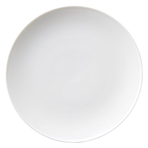 (Koyotoki) Koyo Pottery 13600003 Fino Plate, 10.2 inches (26 cm), Pure White