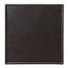 (Koyotoki) Koyo Pottery 11731063 Heritage Square Plate, 9.1 inches (23 cm), Black Bizen view 1