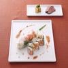 (Koyotoki) Koyo Pottery 11731063 Heritage Square Plate, 9.1 inches (23 cm), Black Bizen view 2