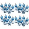 Micro Traders 24pcs Candy Box Fillable Bottles Baby Shower Party Christening Blue Candy Bottle view 2