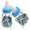 Micro Traders 24pcs Candy Box Fillable Bottles Baby Shower Party Christening Blue Candy Bottle view 3