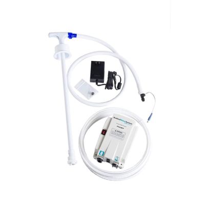 FloJet BW5000-00A Water Dispenser for 5 Gallon Bottle - Portable Bottled Water Dispensing System with Illuminated On/Off, Quick-Connect, Quiet Operation, Thermal Overload, Single Inlet - Ideal for RVs