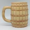 1 Liter | OktoberfestHaus Beer Lovers Gifts Oktoberfest Mugs Tankard Ceramic Mug Beer Barrel Stein Beer Mugs, Beer Steins for Men, Beer Mug Gift view 3
