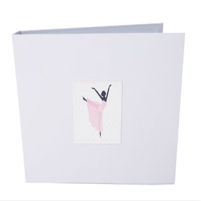 WHITE COTTON CARDS Ballerina Tiny Value Photo Album, Ballet, White, 17.5 x 2.5 x 12.5 cm