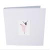 WHITE COTTON CARDS Ballerina Tiny Value Photo Album, Ballet, White, 17.5 x 2.5 x 12.5 cm view 1