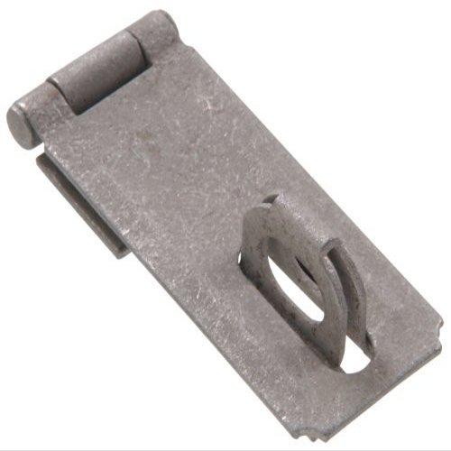 The Hillman Group 852759 2-1/2 - Fixed Staple Safety Hasps - Galvanized Finish 1-Pack (2)
