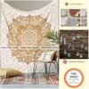 Queen Hippie Indian Mandala TapestryBed Sheet By Handloom-Palace , Bohemian Mandala Tapestries, Boho Throw Wall Hanging, Free Bonus Boho Earning view 1