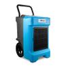 BlueDri BD-BD-130-BL Industrial Commercial Dehumidifier with Hose for Basements in Homes and Job Sites, Blue view 1