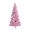 Vickerman 4.5' Pink Fir Slim Artificial Christmas Tree, Unlit - Faux Fir Christmas Tree - Seasonal Indoor Home Decor view 1