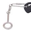 Hampton Nautical K-244-CH Chrome Handle Magnifier Key Chain 4" - Chrome Keyring - Magnifier Keychain view 1
