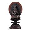 Tokyo Matcha Selection Dainichi Buddha (Dainichi-nyorai) : Japanese Bronze Statue w Paulownia Wood Box view 1
