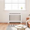 vidaXL Radiator Cover Cabinet, Decorative Heater Protector for Home, Childproof Baseboard & Electric Eating, MDF Construction with Water-Based Lacquer Finish, 67.7 x 7.5 x 31.9, White view 4