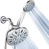 AquaDance 7" Premium High Pressure 3-Way Rainfall Combo Combines The Best of Both Worlds-Enjoy Luxurious Rain Showerhead and 6-Setting Hand Held Shower Separately or Together, Chrome view 1