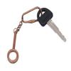 Hampton Nautical K-244-AC Antique Copper Handle Magnifier Key Chain 4" - Nautical Decor - Decorative Key Ring view 1