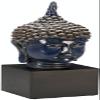 AA Importing 91651-BL Buddha Head Statue with Stand, Blue view 1