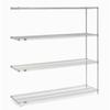Nexel Chrome Wire Shelving Add-On, 72" W X 36" D x 86" H view 1