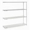 Nexel Chrome Wire Shelving Add-On, 72" W X 36" D x 86" H view 2