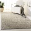 SAFAVIEH Area Rug 8x10 - Arizona Shag Collection - Large - Silver, Solid Design, Non-Shedding & Easy to Clean, Ideal for Living Room, Bedroom, Dining Space (ASG820C) view 1