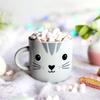 Sass & Belle  White Cat Mug view 2