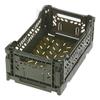 AYKASA Collapsible Storage Bin Container Basket Tote, Folding Basket Crate Container : Storage, Kitchen, Houseware Utility Basket Tote Crate Mini-Box (Khaki) view 1