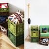 AYKASA Collapsible Storage Bin Container Basket Tote, Folding Basket Crate Container : Storage, Kitchen, Houseware Utility Basket Tote Crate Mini-Box (Khaki) view 4