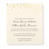 Gartner Studios Gold Foil Dots Print-at-Home Wedding Invitation Kit, Ivory, 5 x 7, Set of 25 view 1