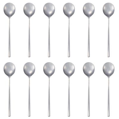 Beloynox BI0909-BS (12) Cascrute Bouillon Spoons, Set of 12