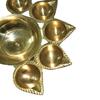 DakshCraft Dewali Aarti Diya for Puja Home Dcor Gift (Dia - 6") view 2