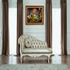 ELITEART-Dogs Playing Poker by Cassius Marcellus Coolidge Oil Painting Reproduction Giclee Wall Art Canvas Prints-Framed Size:21"x25" view 3