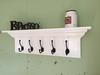 Wall Coat Rack Fancy Mantel Coat Rail 36" with Crown Molding view 3