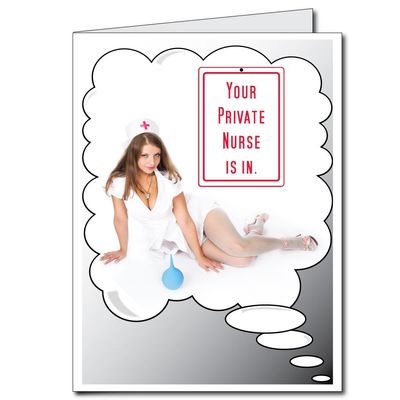 VictoryStore Jumbo Greeting Cards: Giant Get Well Card (Nurse), 2 feet x 3 feet Card with Envelope