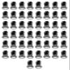 Beistle 50 Piece Swing Tiaras, Black/Silver view 1