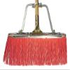 TOUGH GUY Orange Poly Heavy Duty Push Broom with Handle view 1