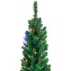 Northlight 6' x 21" Pre-Lit Northern Balsam Fir Pencil Artificial Christmas Tree - Multi LED Lights view 4