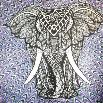 Traditional Jaipur Queen Elephant Tapestry, Bohemian Bedding Queen, Indian Wall Hanging, Hippie Dorm Room Decorations, Boho Picnic Throw, Gypsy Beach Blanket
